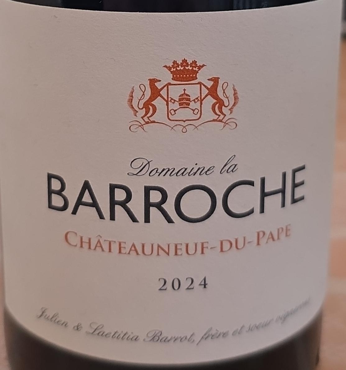 Domaine de la Barroche - Chateauneuf du Pape - Cuvee Julien Barrot Label