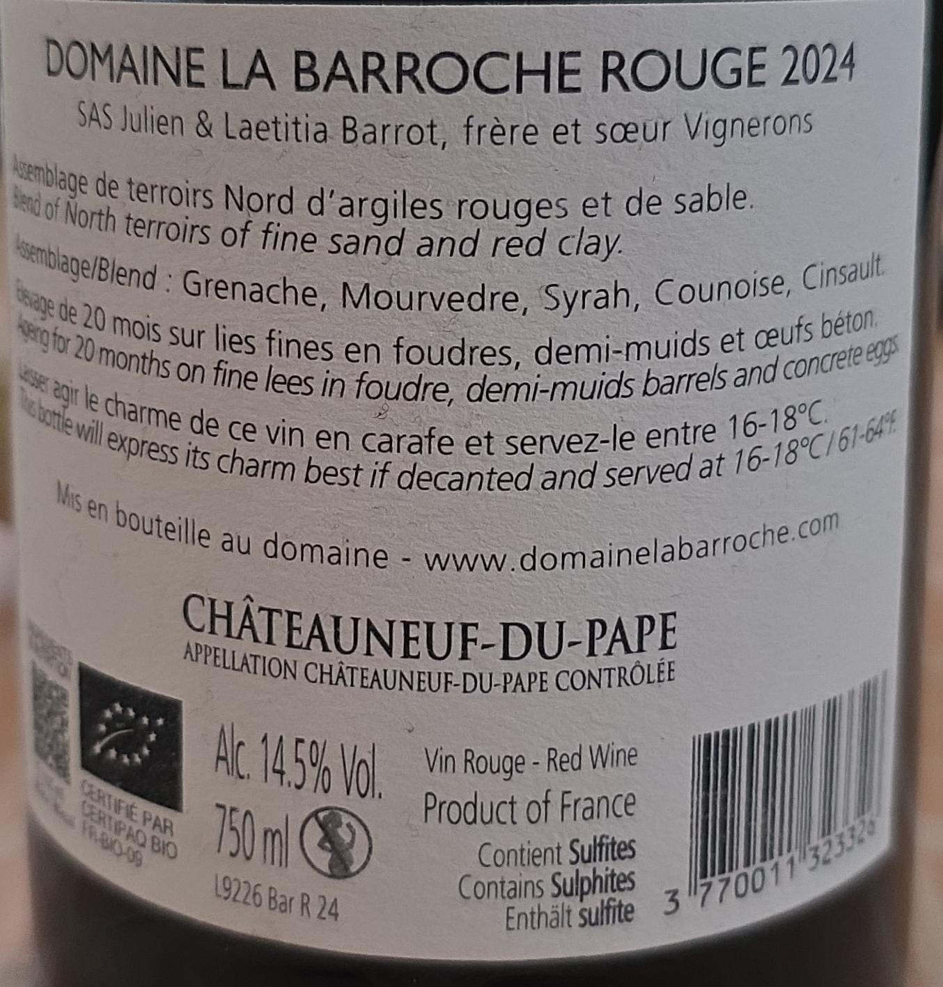 Domaine de la Barroche - Chateauneuf du Pape - Cuvee Julien Barrot - Bild 2
