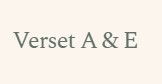 Domaine A & E Verset Logo