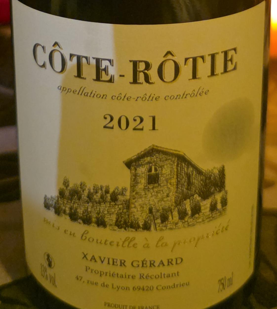 Domaine Xavier Gerard - Cote Rotie