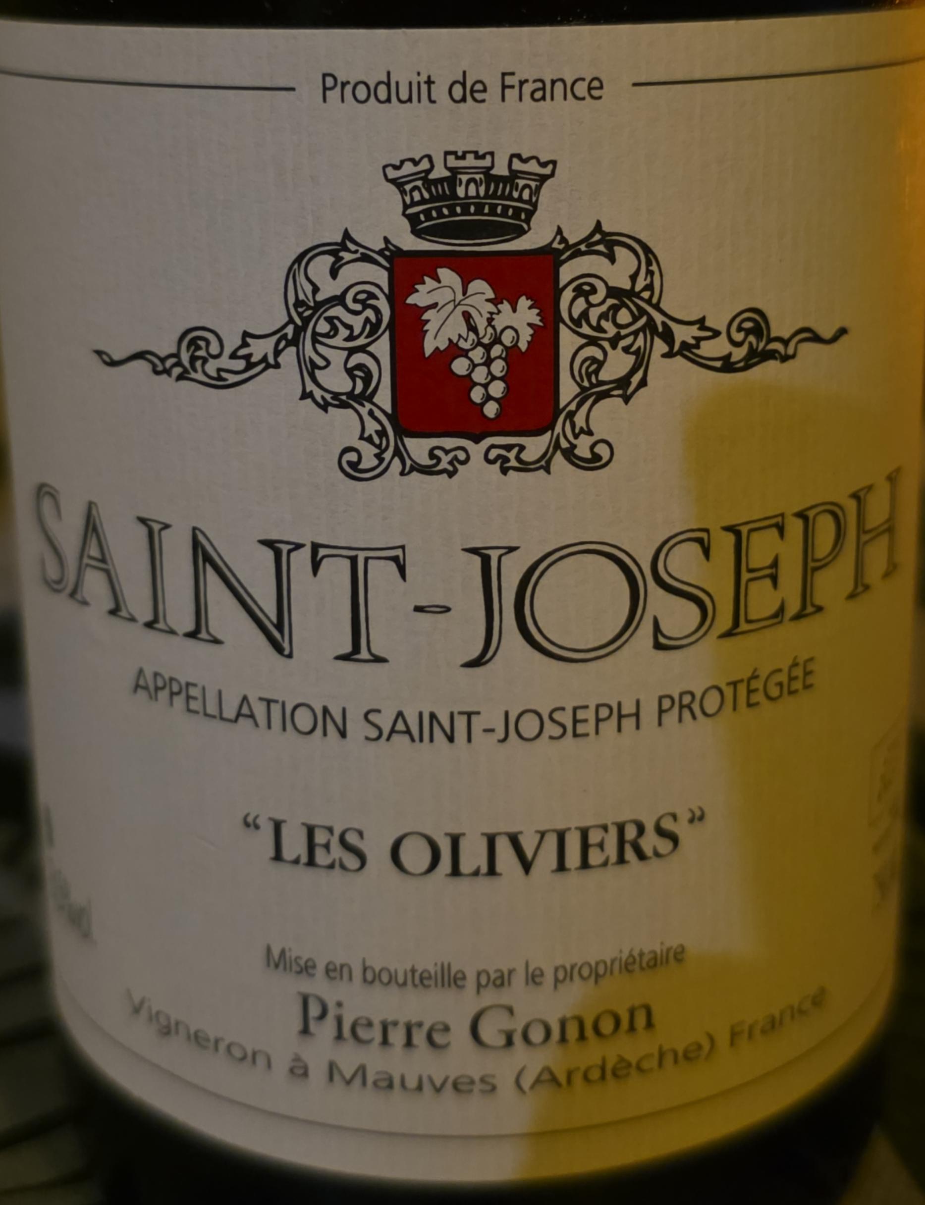 Pierre Gonon - Saint Joseph blanc - Les Oliviers