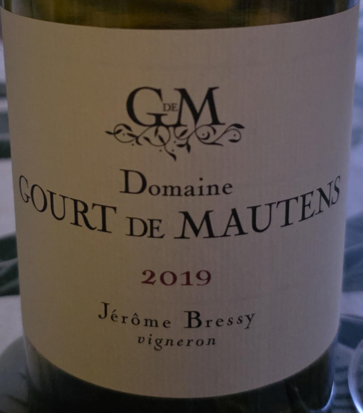 Domaine  Gerome Bressy - Gourt de Mautens blanc - Vaucluse