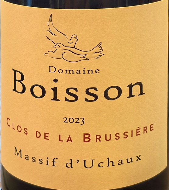 Massif d'Uchaux - Clos de la Brussière Label